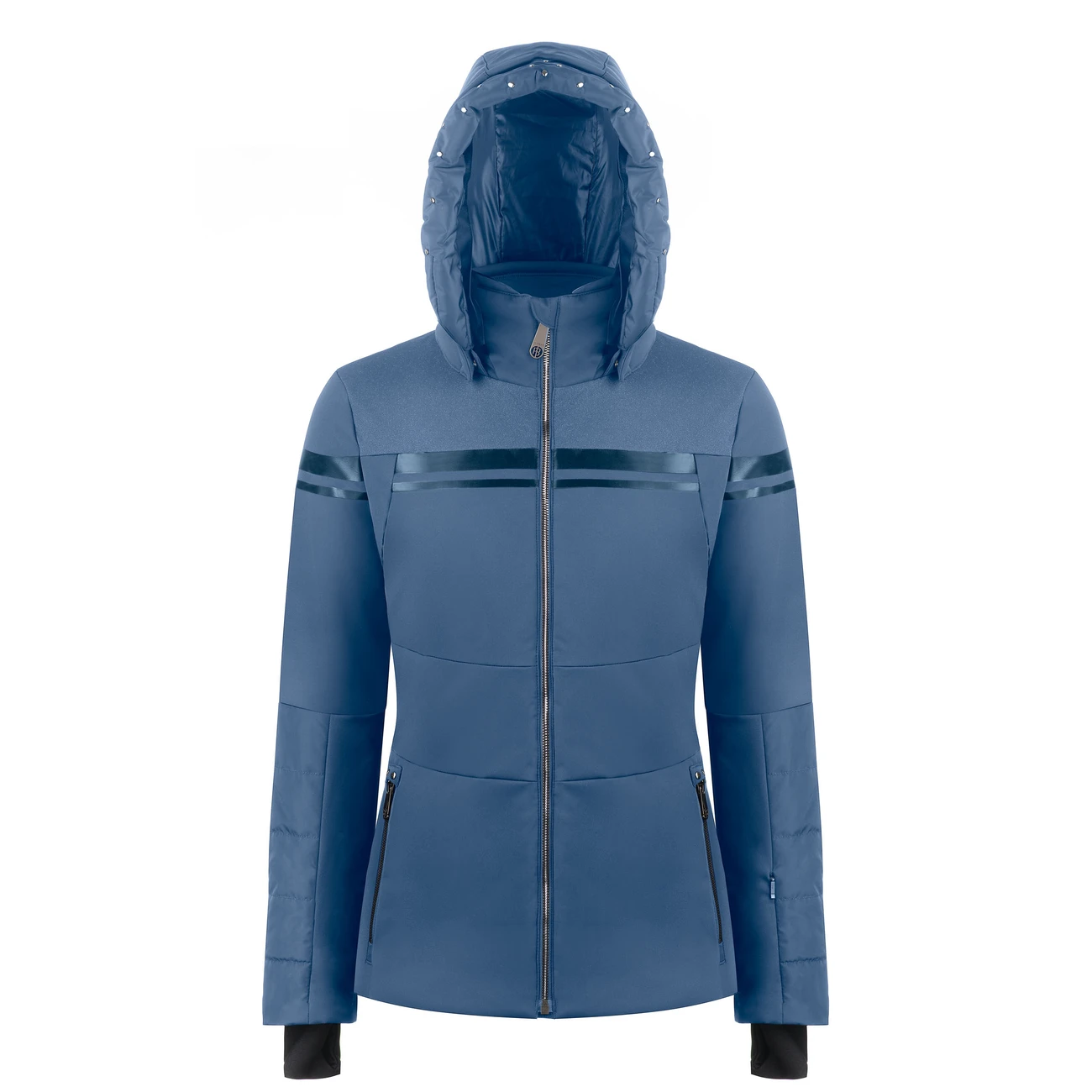 Bon marché ???? Sports Dhivers Femme Poivre Blanc Veste De Ski/snow Poivre Blanc Stretch Ski Jacket 0804 Twilight Blue Femme BLEU ???? – Image 3