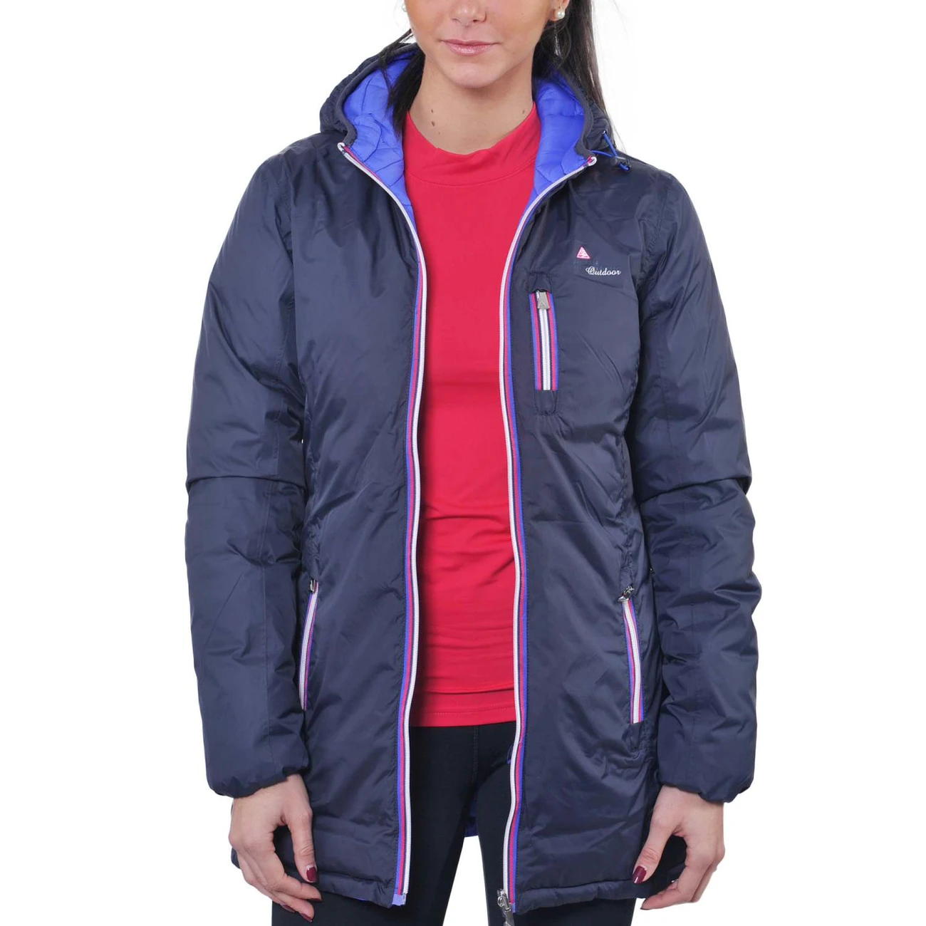 Les meilleures critiques de ???? Ski Alpin Femme Peak Mountain Peak Mountain - Doudoune Longue Reversible Femme Awill-bleu/marine BLEU ???? – Image 2