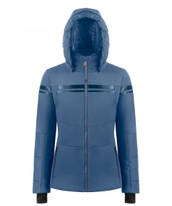 Bon marché 🔔 Sports Dhivers Femme Poivre Blanc Veste De Ski/snow Poivre Blanc Stretch Ski Jacket 0804 Twilight Blue Femme BLEU 🧨