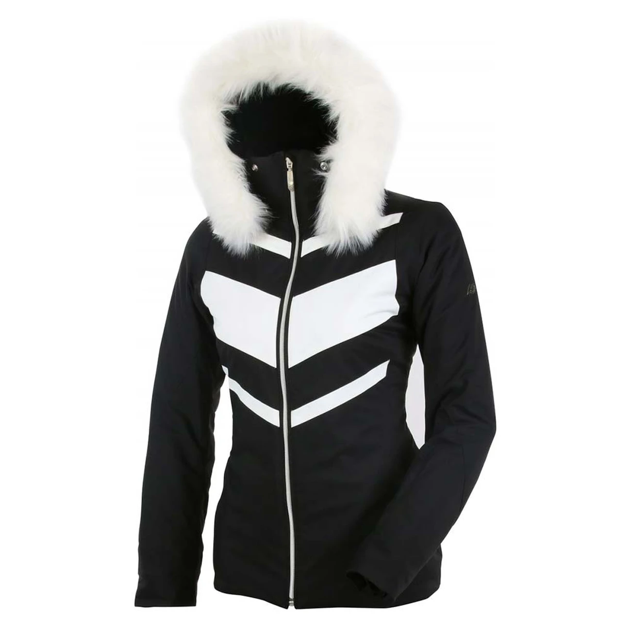 De gros ???? Ski Alpin Femme Henri Duvillard Henri Duvillard Dufour Blouson Ski Femme NOIR ⭐ – Image 2