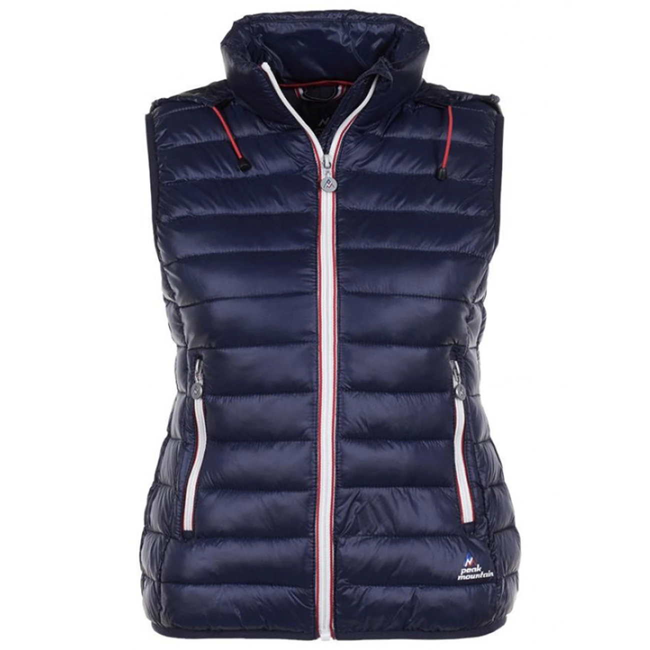 Promo ???? Mode- Lifestyle Femme Peak Mountain Doudoune Sans Manches Femme Acotac ROUGE ✨ – Image 4