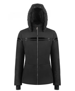 Sortie 😍 Sports Dhivers Femme Poivre Blanc Veste De Ski/snow Poivre Blanc Stretch Ski Jacket 0804 Black Femme NOIR 👍
