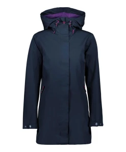 Top 10 🎉 Montagne Femme Cmp Cmp 👩 Woman Fix Hood Long Jacket BLEU ✔️