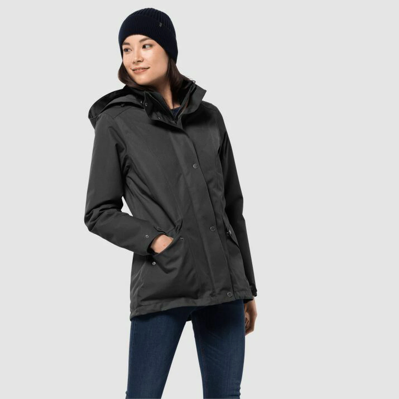 Sortie 🔥 Montagne Femme Jawo Jack Wolfskin Park Avenue NOIR 👍