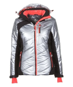 Acheter ⌛ Ski Alpin Femme Peak Mountain Peak Mountain - Doudoune De Ski Femme Acilver-argent/noir GRIS 🌟