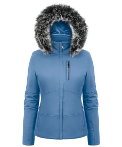 Vente flash 😉 Sports Dhivers Femme Poivre Blanc Veste De Ski/snow Poivre Blanc Stretch Ski Jacket 0802 Twilight Blue Femme BLEU 😍