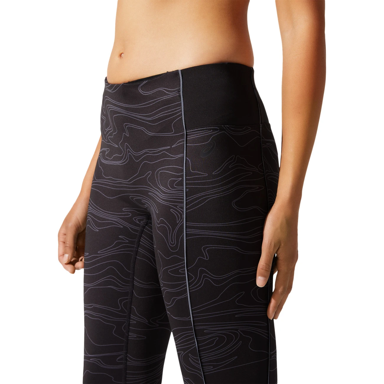 De gros 😀 Fitness Femme Asics Collant Femme Asics Piping Gpx NOIR 🔥 – Image 2