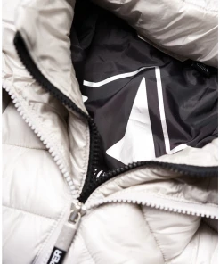 Sortie 🔔 Mode- Lifestyle Femme Superdry Doudoune Femme Superdry Offshore Luxe Chevron Fuji GRIS ✔️