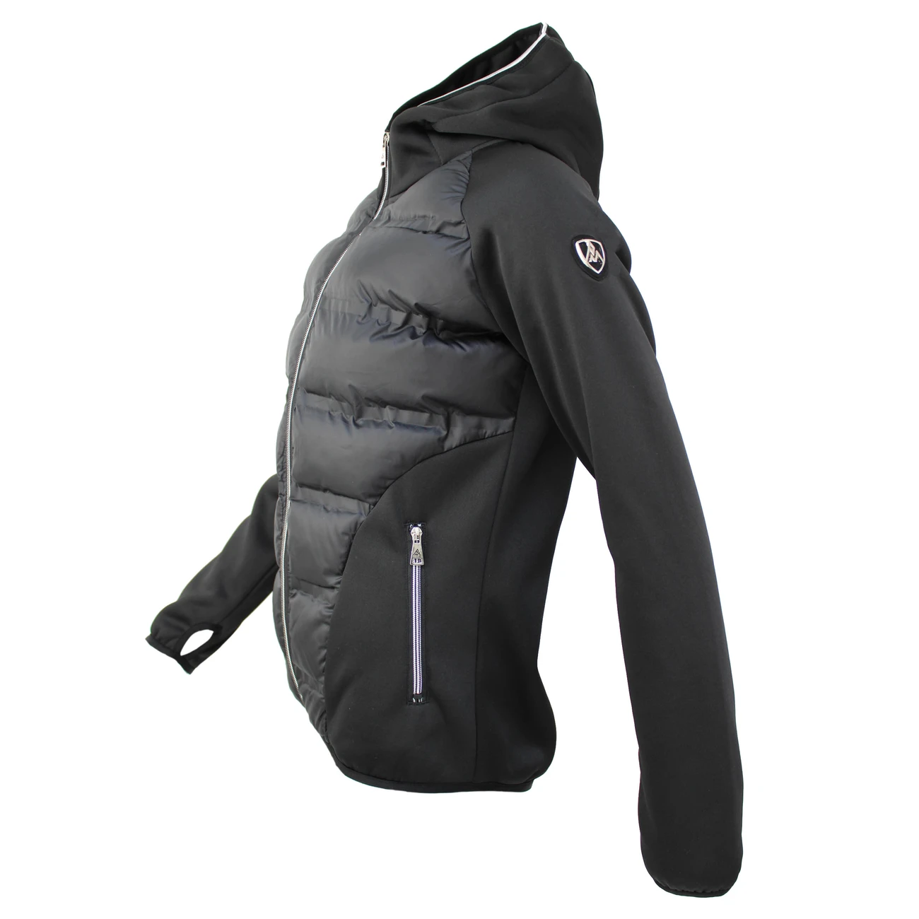 Le moins cher ???? Mode- Lifestyle Femme Peak Mountain Blouson Polaire Femme Alien NOIR ???? – Image 4