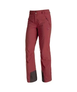 Offres 😍 Ski Femme Mammut Mammut Nara Hs Pants Regular ROUGE 😍