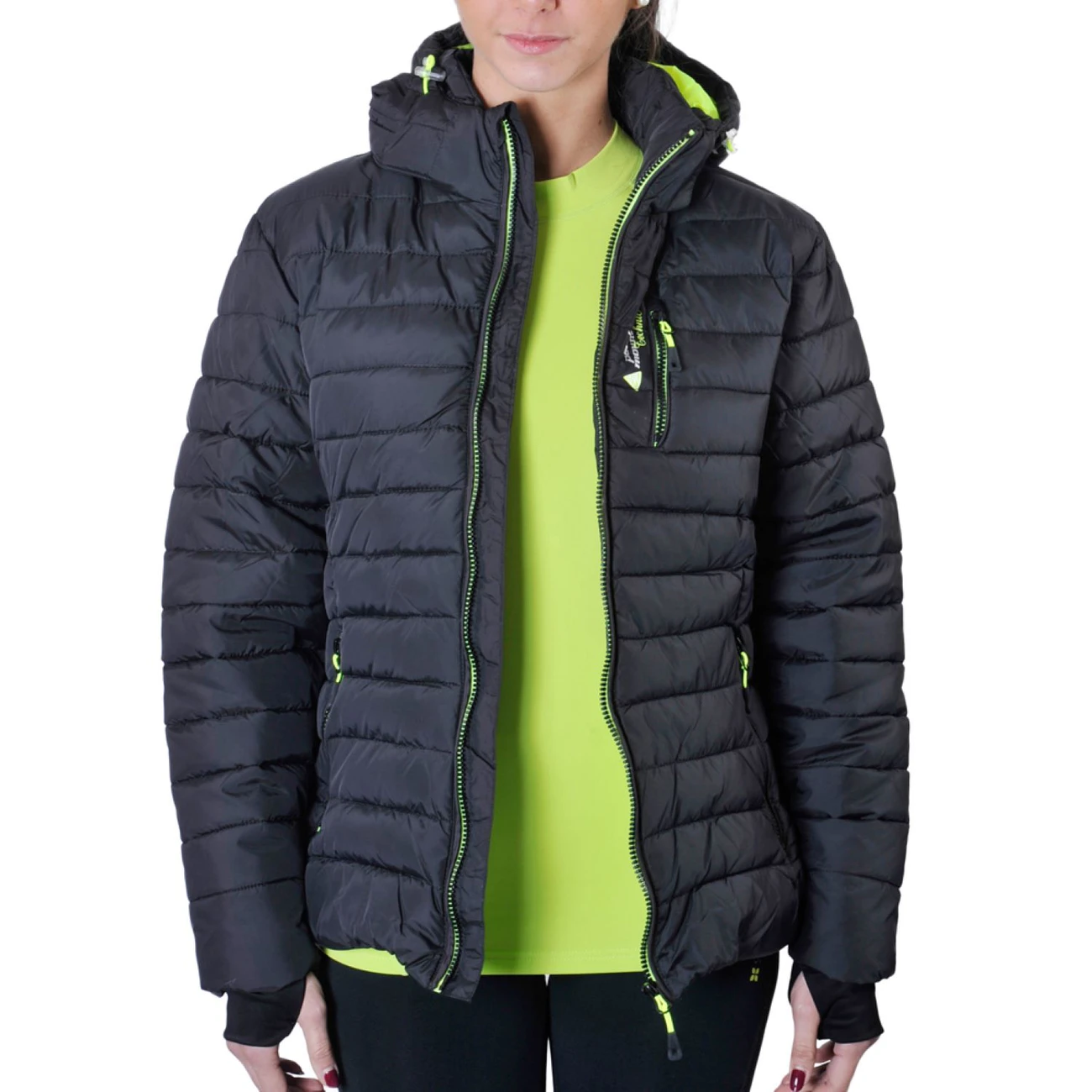 Remise ???? Ski Alpin Femme Peak Mountain Peak Mountain - Doudoune Femme Aptis-noir NOIR ???? – Image 3