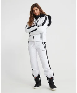Acheter 😀 Ski Femme Superdry Pantalon Femme Superdry Ski Carve BLANC 😀