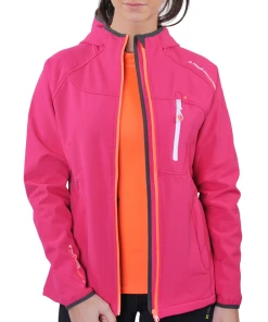 Acheter 🤩 Ski Alpin Femme Peak Mountain Peak Mountain - Blouson Soft Shell Femme Anso-fushia ROSE 🔔