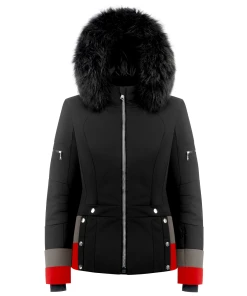 Grosses soldes 🛒 Sports Dhivers Femme Poivre Blanc Veste De Ski Poivre Blanc 0804 Black Multi Femme NOIR 👍